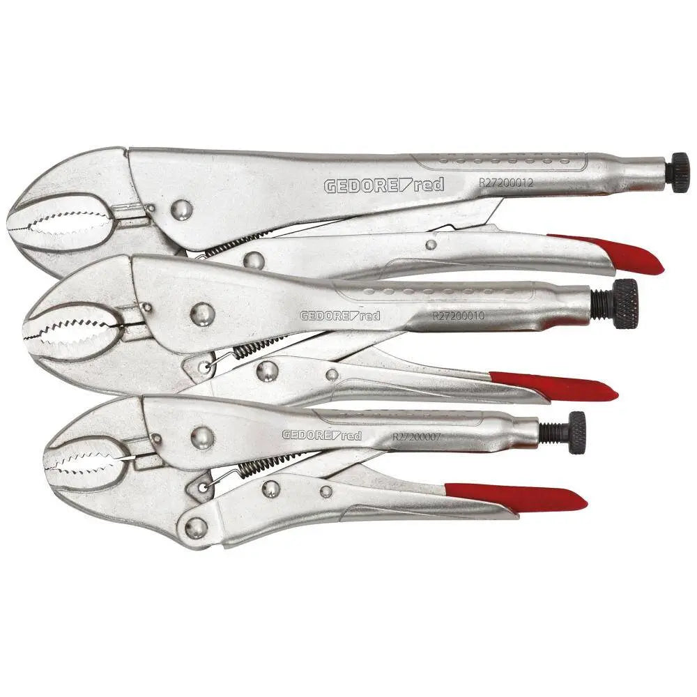 Gedore Red Set of 3 Grip Wrench, 7 - 12 in - GD 3301180