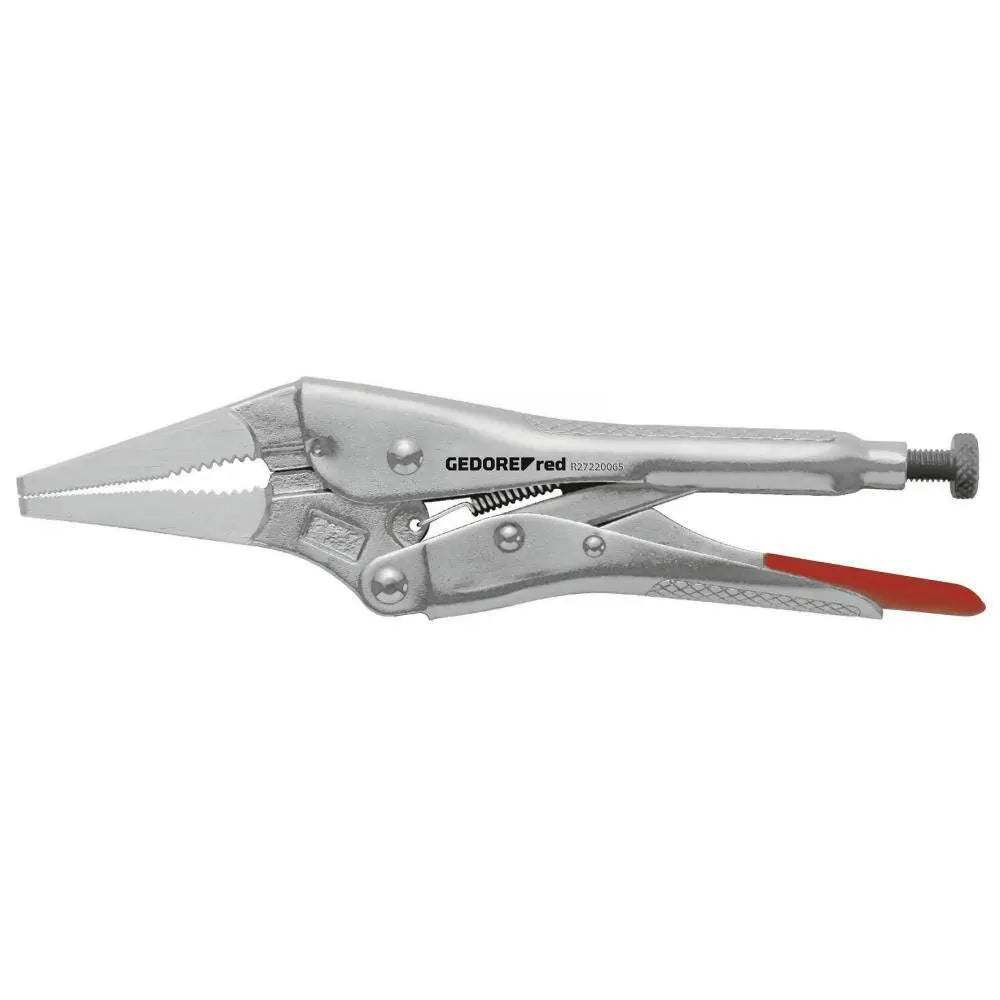 Gedore Red Long Nose Locking Plier, 50mm Opening - GD 3301181