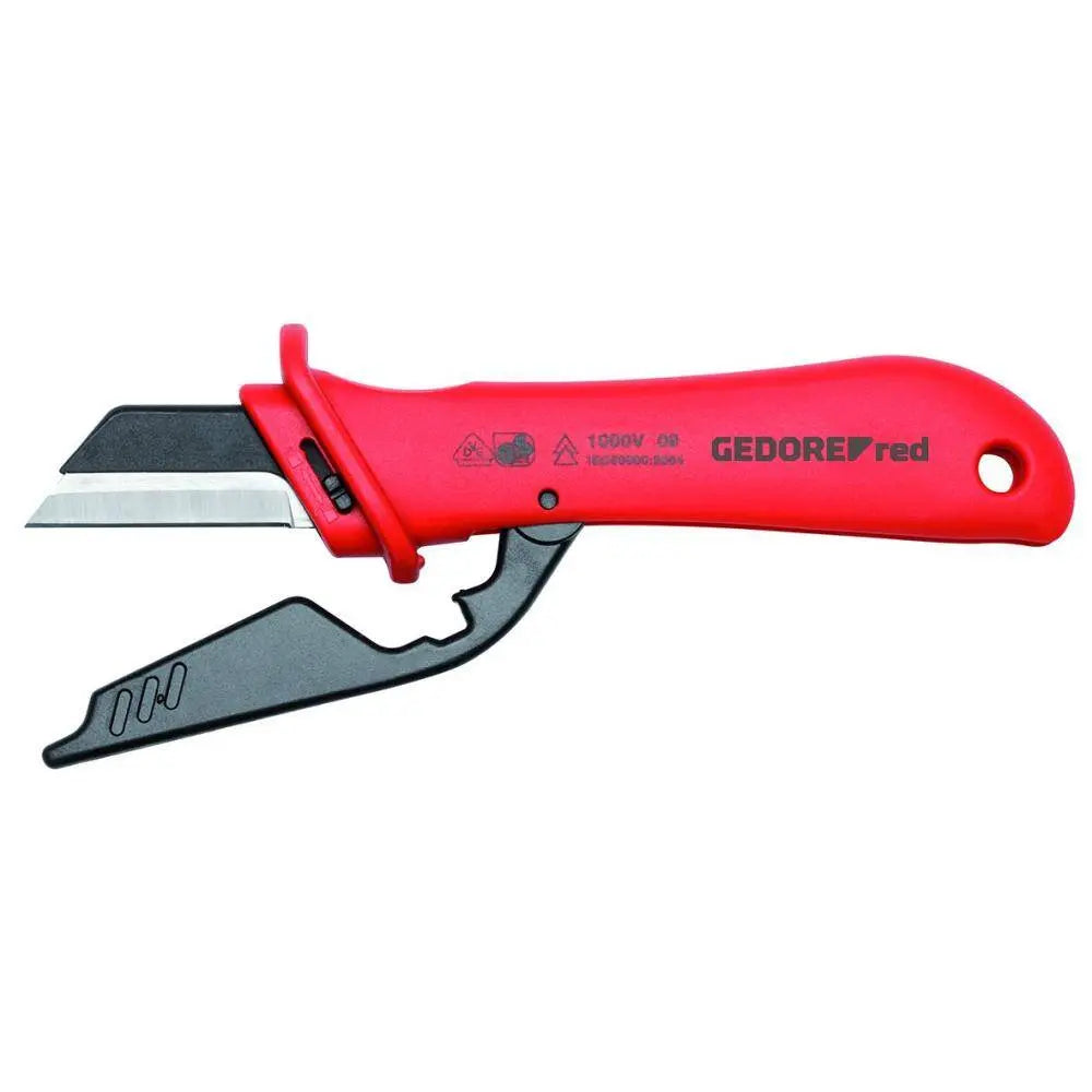 Gedore Red VDE Cable Knife, 185mm Long - GD 3301416