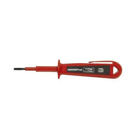 Gedore Red Voltage Tester, Maximum 250 V, Slot 3mm - GD 3301419