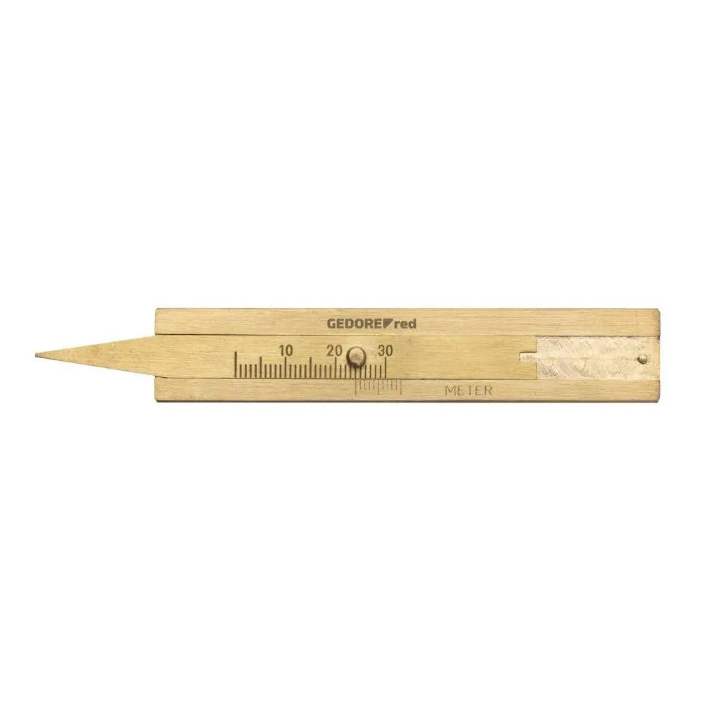 Gedore Red Brass Design Tire Tread Depth Gauge - GD 3301552