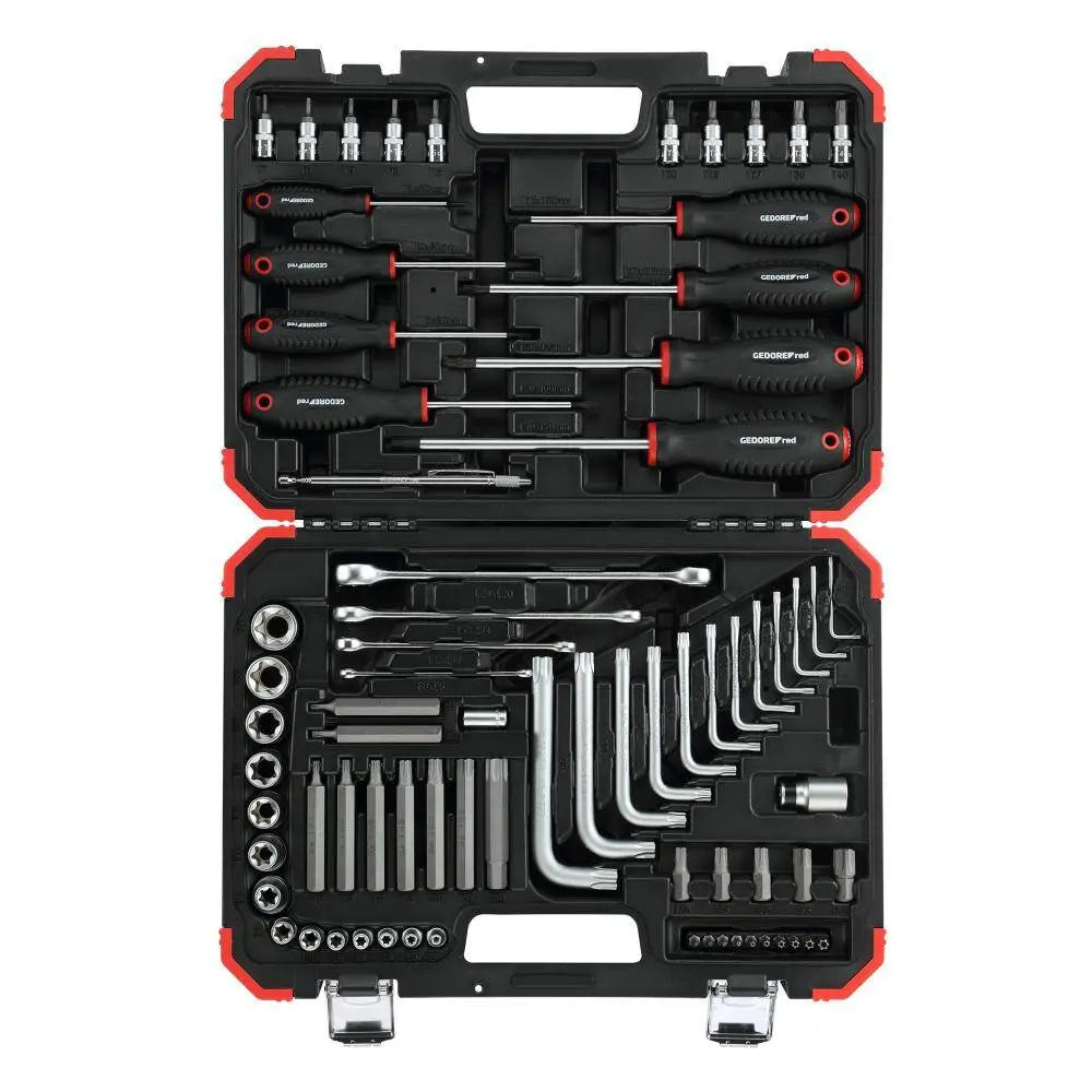 Gedore Red Set of 75 TX Assembly Tool with Case - GD 3301575
