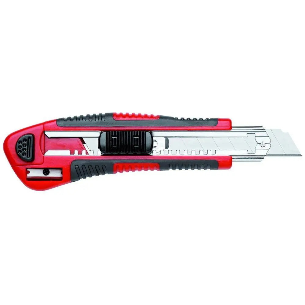 Gedore Red Utility Knife with 5 Blades and Sharpener - GD 3301603