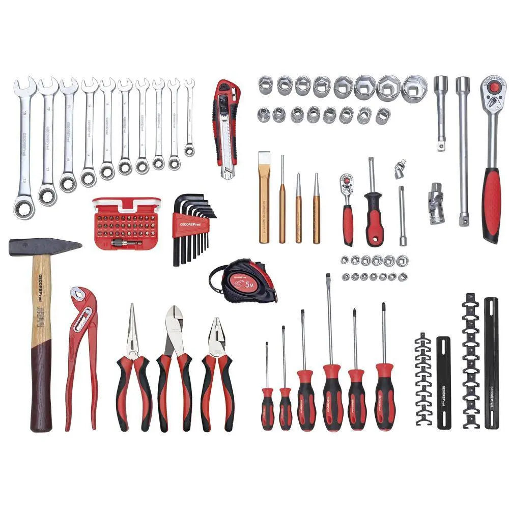 Gedore Red Set of 108 ALL-IN Universal Tools - GD 3301642