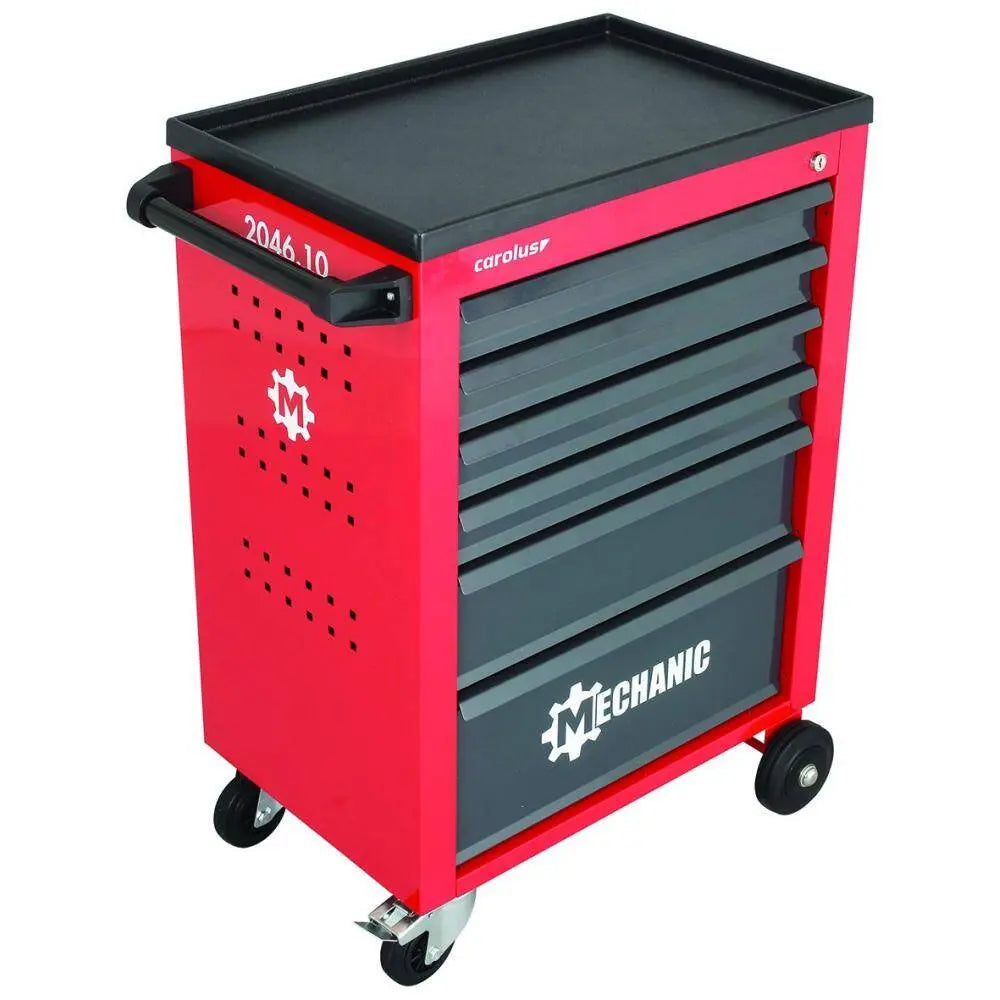 Gedore Red Mechanic Tool Trolley with 6-Drawers, 910 x 628 x 418 cm - GD 3301663
