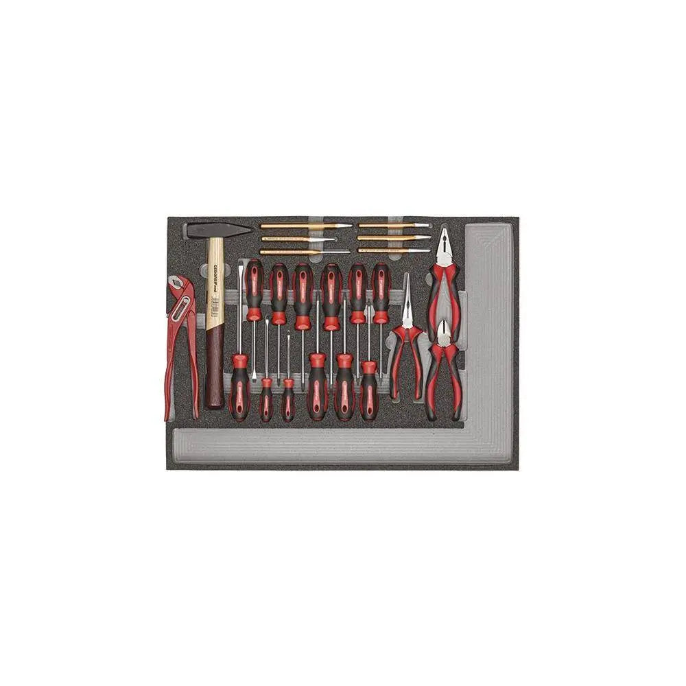 Gedore Red Set of 129 Tools with 3xCT Modules - GD 3301679