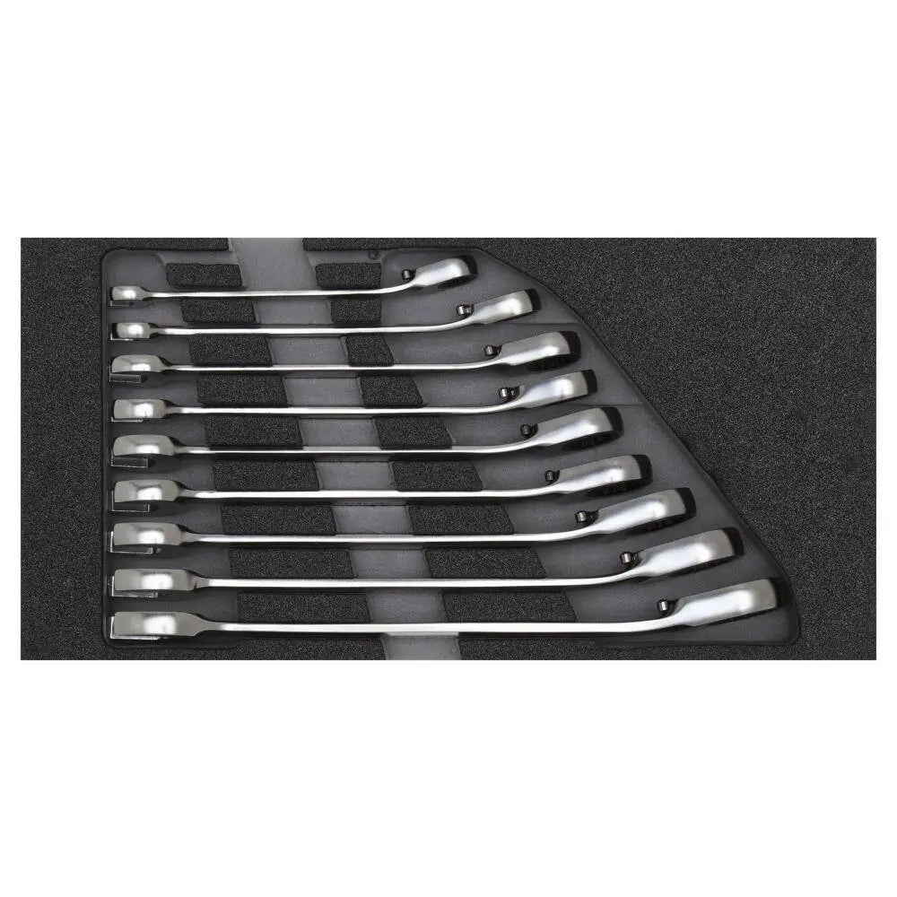 Gedore Red Set of 9 Ratchet Spanner with Module - GD 3301701