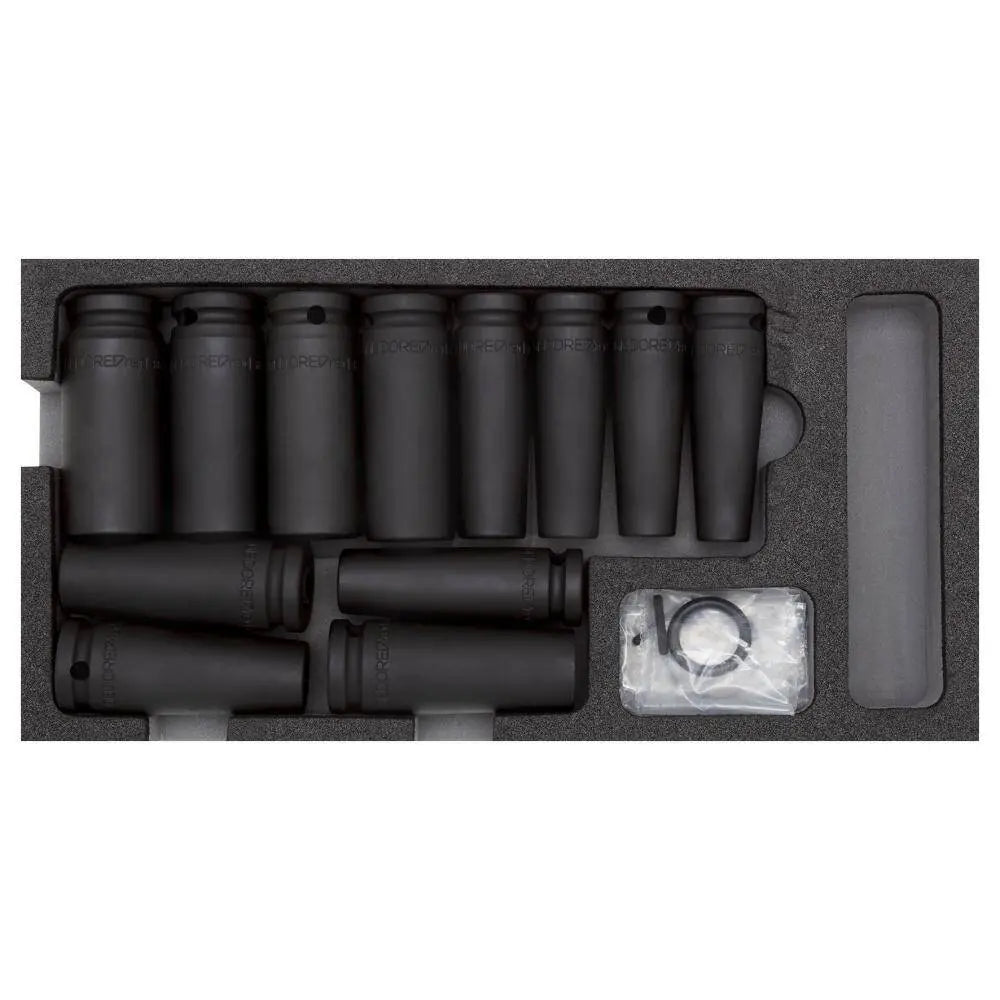 Gedore Red Set of 14 1/2 in Drive Impact Socket with Module - GD 3301711