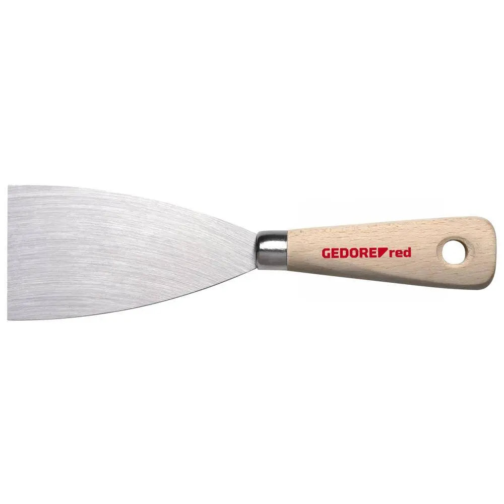 Gedore Red Wooden Handle Scraper with Hanging Hole, Blade Width 60mm - GD 3301754