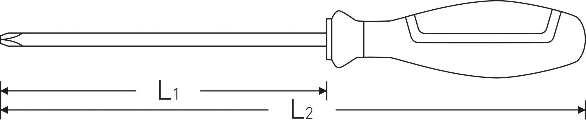 Stahlwille Drall+ Cross-Head Screwdriver, PH0 - ST 46303000 Stahlwille