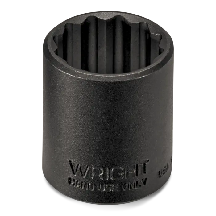 Wright Tool 1/2 in Drive 12-Point Standard SAE Black Industrial Hand Socket, 5/8 in - WT 34120 Socket Wright Tool
