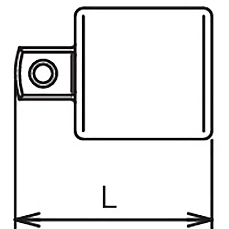 Ko-ken Tools 3/8 Sq. Dr. Adaptor 1/4 Square Length 24mm Ko-ken Tools