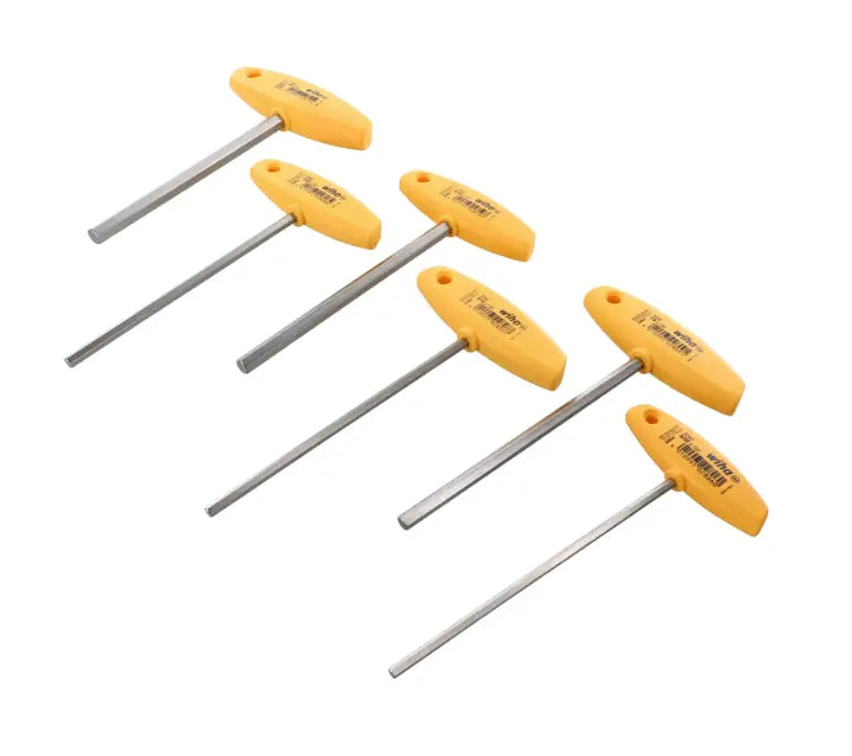 Wiha 33475, 6 PC Hex Inch T-Handle Set Wiha