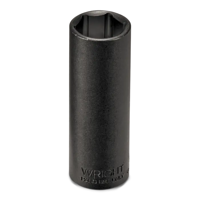 Wright Tool 1/2 in Drive 6-Point Deep SAE Black Industrial Hand Socket, 15/16 in - WT 34530 Socket Wright Tool