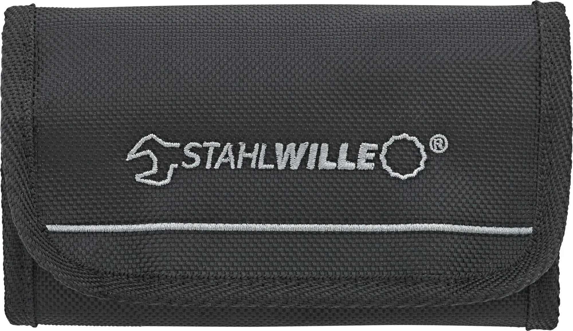 Stahlwille Textile Roll-Up Tool Bag with 15 Shelves, 150 x 90 x 35mm - ST 81231046 Stahlwille
