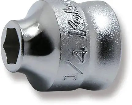 Ko-ken Tools 3/8 in Square Drive 6-Point SAE Z-Series Socket, 1/4 in - 3400AZ-1/4