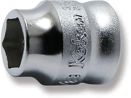 Ko-ken Tools 3/8 in Square Drive 6-Point SAE Z-Series Socket, 3/8 in - 3400AZ-3/8