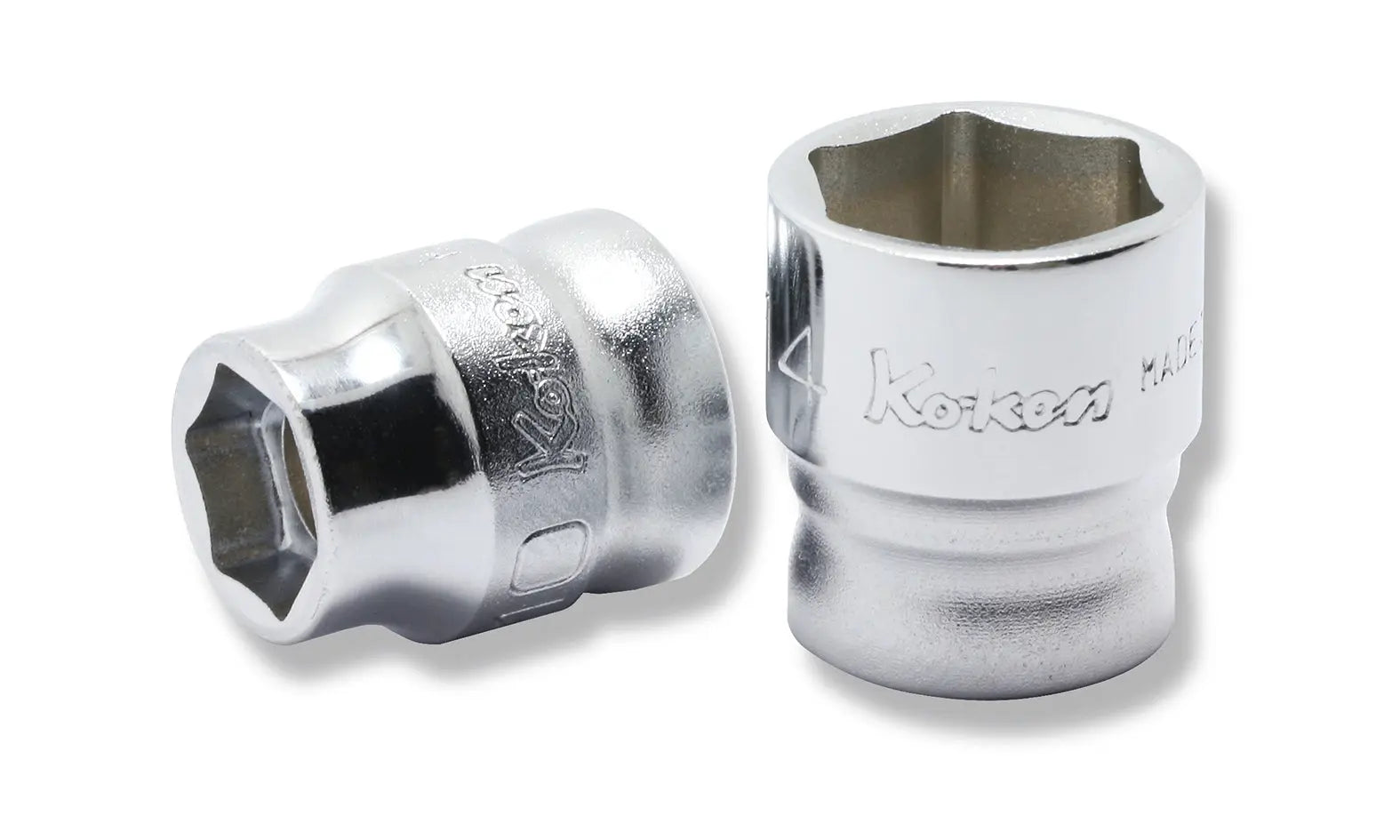 Ko-ken Tools 3/8 Sq. Dr. 6-Point Z-Series Metric Chrome Socket in 18mm Ko-ken Tools