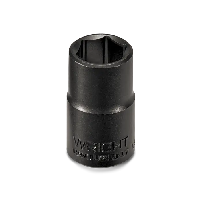 Wright Tool 1/2 in Drive 6-Point Standard SAE Black Industrial Hand Socket, 9/16 in - WT 34018 Socket Wright Tool