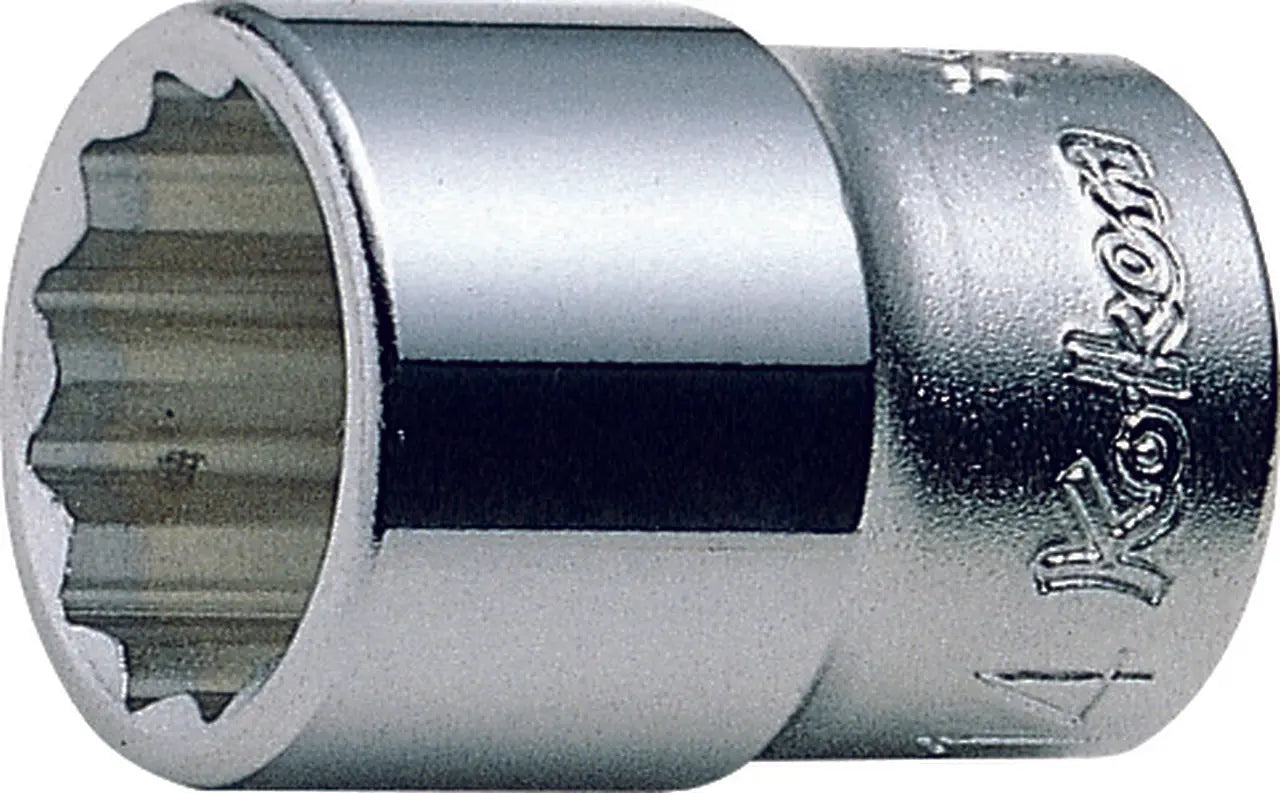 Ko-ken Tools 3/8 Sq. Dr. 12 Point SAE Chrome Socket in 1/2" Ko-ken Tools