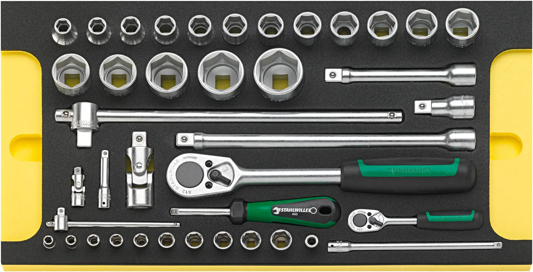 Stahlwille Set of 104 Assortment Tool for Trolley No. 13217 with TCS Insert - ST 97830207 Stahlwille