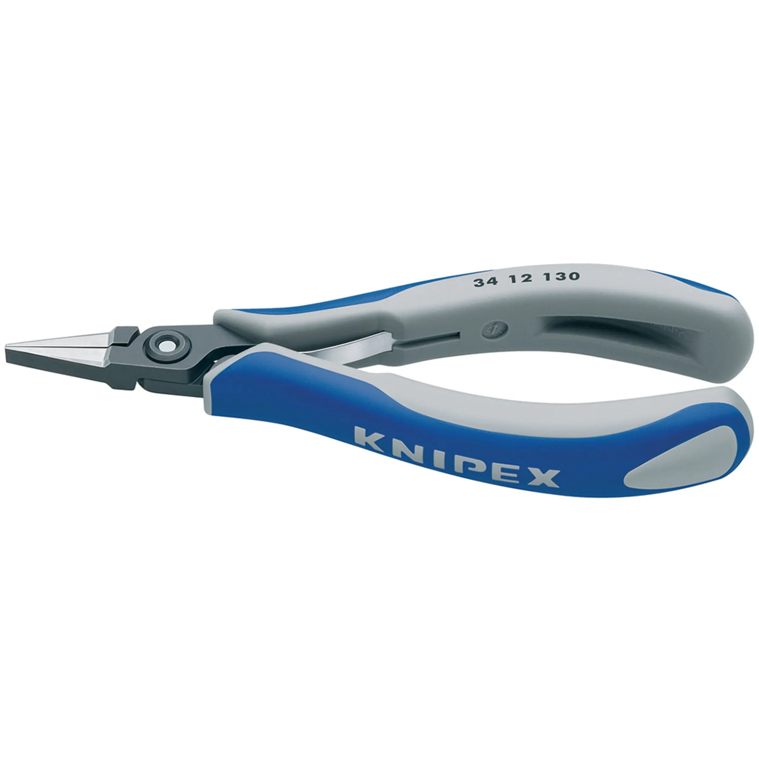 Knipex 34 12 130 KN | Precision Electronics Pliers, Flat Tips, Multi-Component Knipex