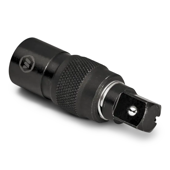 Wright Tool 1/4 in Drive Black Locking Adaptor with Set Screw, 1/4 in Female x 1/4 in Male - WT 2413 Adaptor Wright Tool