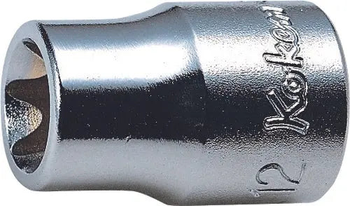 Ko-ken Tools 3/8 Sq. Dr. TORXÂ® E4 Socket - Length 26mm Ko-ken Tools