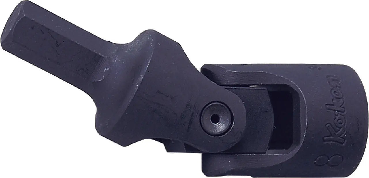 Ko-ken Tools 3/8 Sq. Dr. Universal Bit Socket 8mm Hex Length 62mm Ko-ken Tools