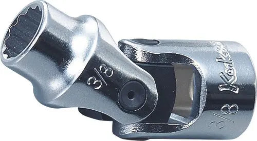 Ko-ken Tools 3/8 Sq. Dr. Universal Socket 9mm 12 point Length 47.5mm Ko-ken Tools
