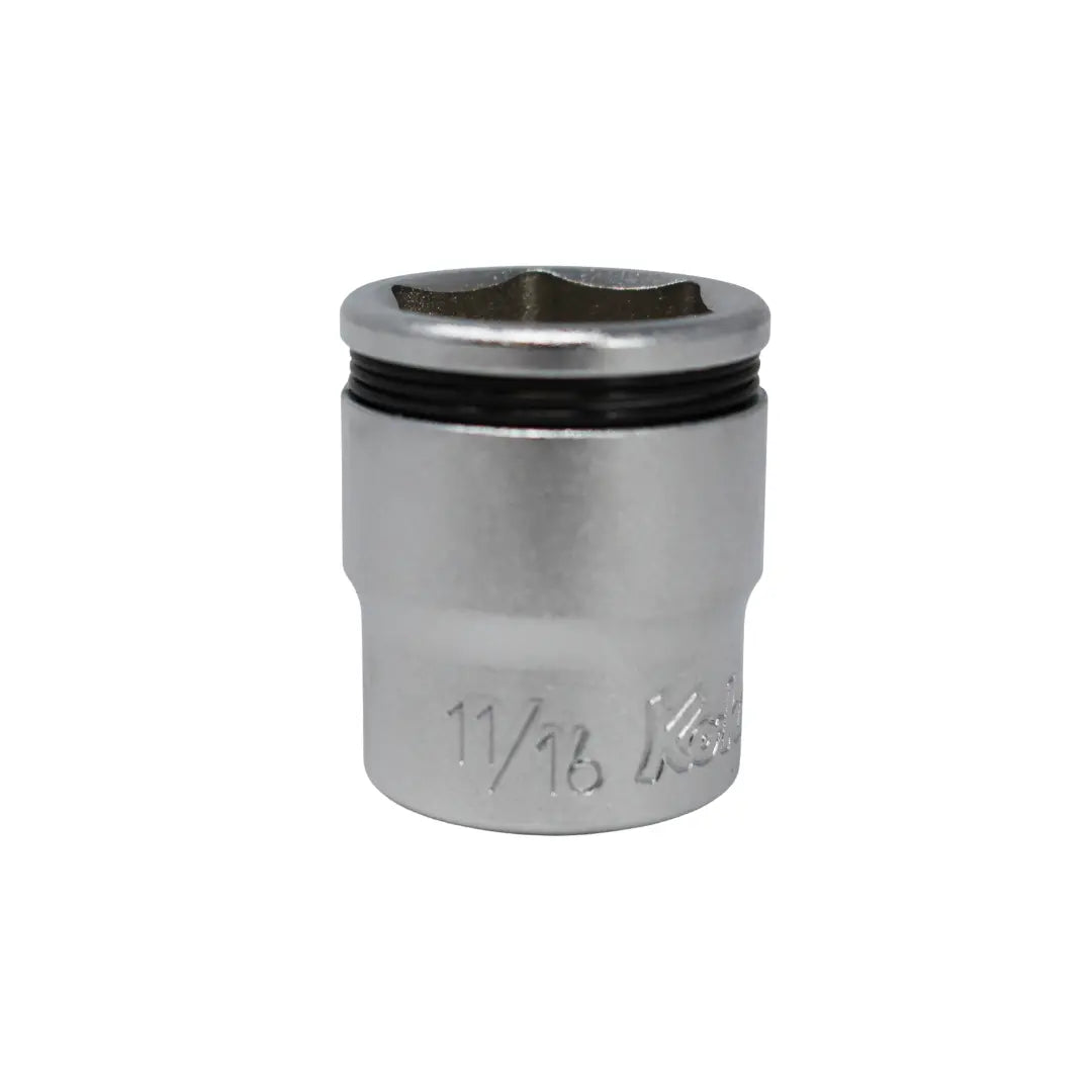 Ko-ken Tools 3/8 Sq. Dr. SAE Nut Grip Chrome Socket in 11/16 Ko-ken Tools