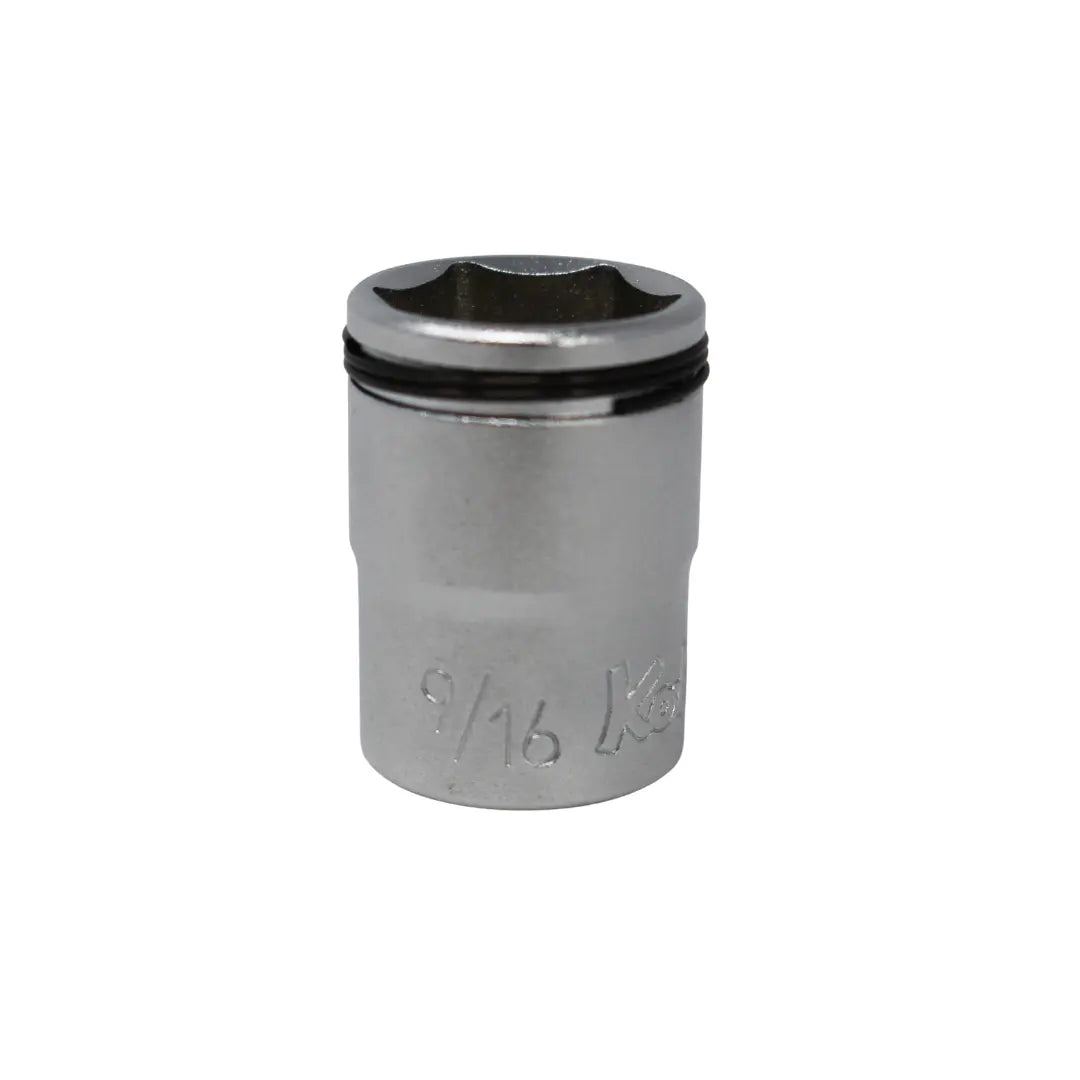 Ko-ken Tools 3/8 Sq. Dr. SAE Nut Grip Chrome Socket in 9/16 Ko-ken Tools