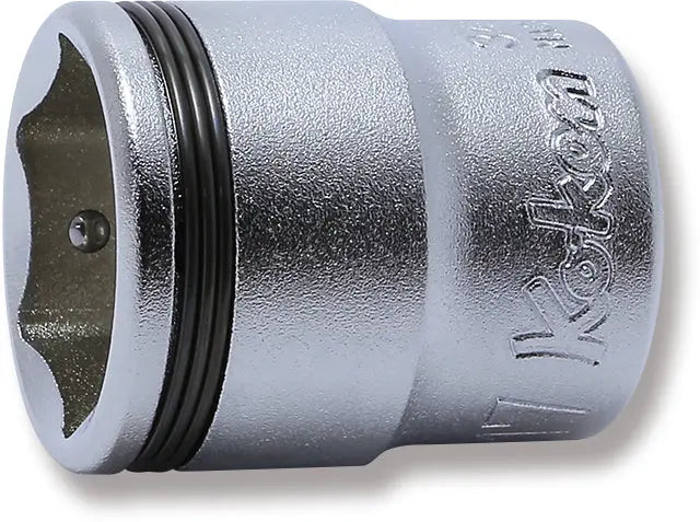 Ko-ken Tools 3/8 Sq. Dr. Socket 17mm Nut Grip Length 28mm Ko-ken Tools