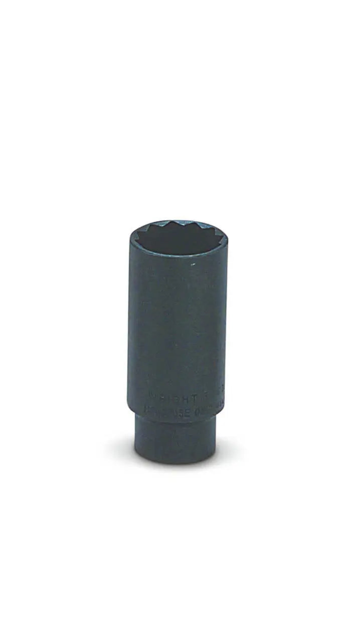 Wright Tool 1/2 in Drive 12-Point Deep SAE Black Industrial Hand Socket, 1-1/8 in - WT 34636 Socket Wright Tool