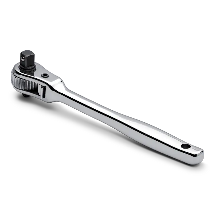 Wright Tool 3/8 in and 1/4 in Drive Pear Shaped Open Head Combination Ratchet with Contour Grip, 7-7/8 in - WT 3482 Ratchet Wright Tool