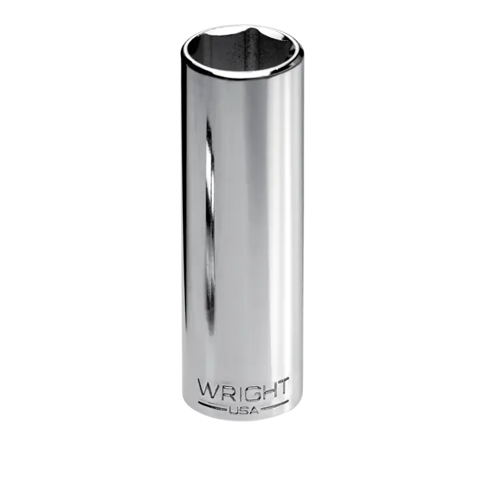 Wright Tool 3/8 in Drive 6-Point Deep Metric Polished Hand Socket, 6mm - WT 35-06MM Socket Wright Tool