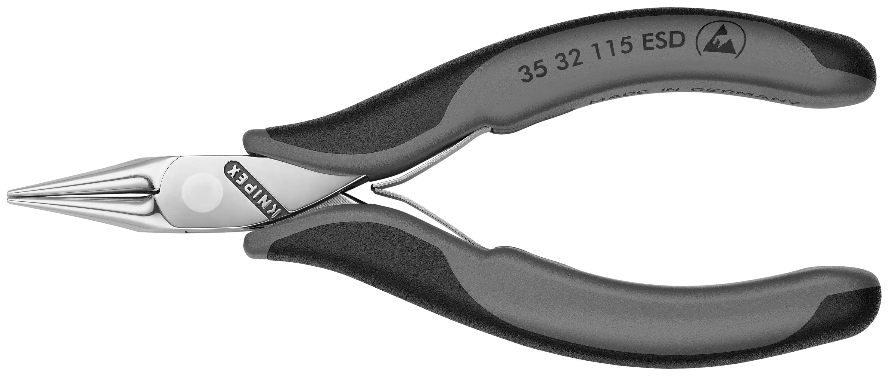 Knipex 35 32 115 ESD KN | Electronics Pliers, Round Tips, ESD Knipex