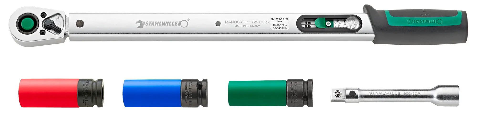 Stahlwille Set of 5 Wheel Assembly Torque Wrench - ST 96507214 Stahlwille