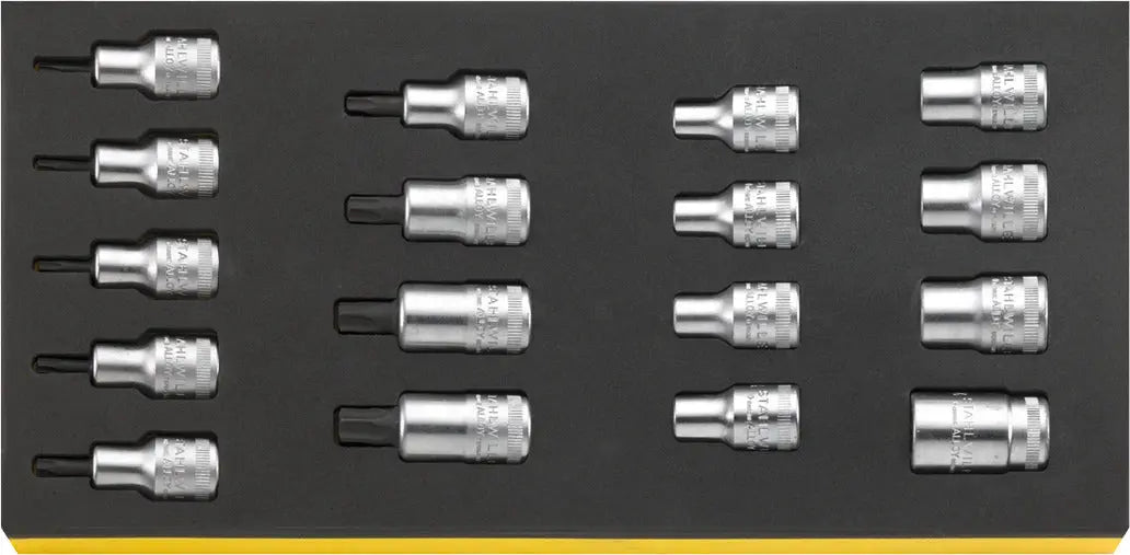 Stahlwille Set of 17 1/2 in Drive Socket with TCS Insert - ST 96838763 Stahlwille