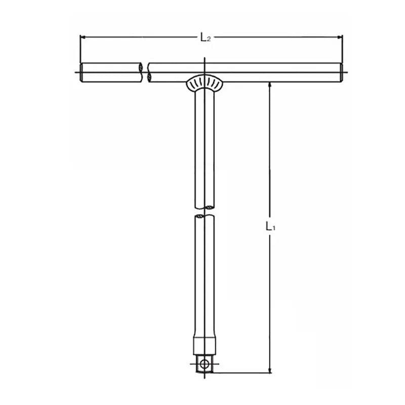 Ko-ken Tools T Handle 3/8 Square Length 268 x 240mm Ko-ken Tools