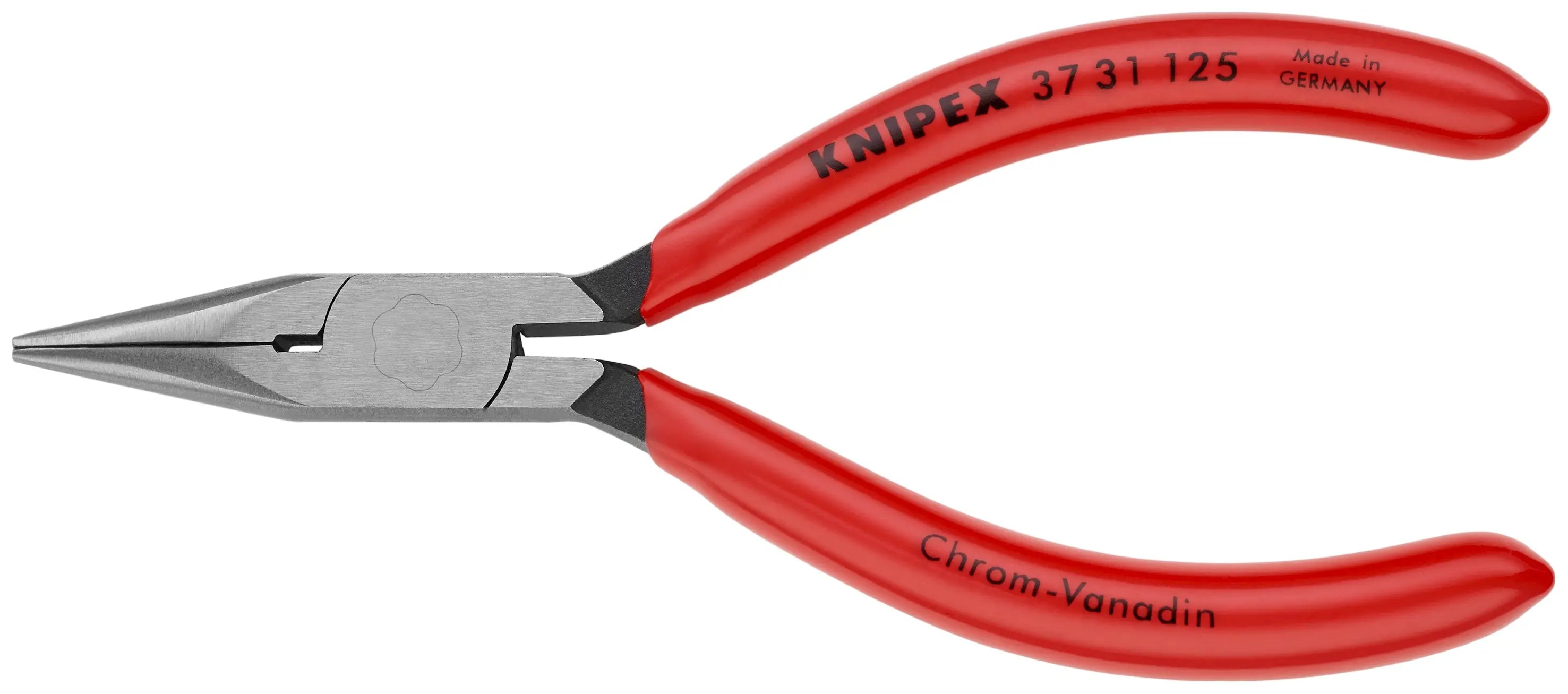 Knipex 37 31 125 KN | Electronics Gripping Pliers, Half Round Tips Knipex