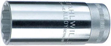 Stahlwille 3/8 in Drive Extra Deep Bi-Hexagon Socket, 19mm - ST 02020019 Stahlwille