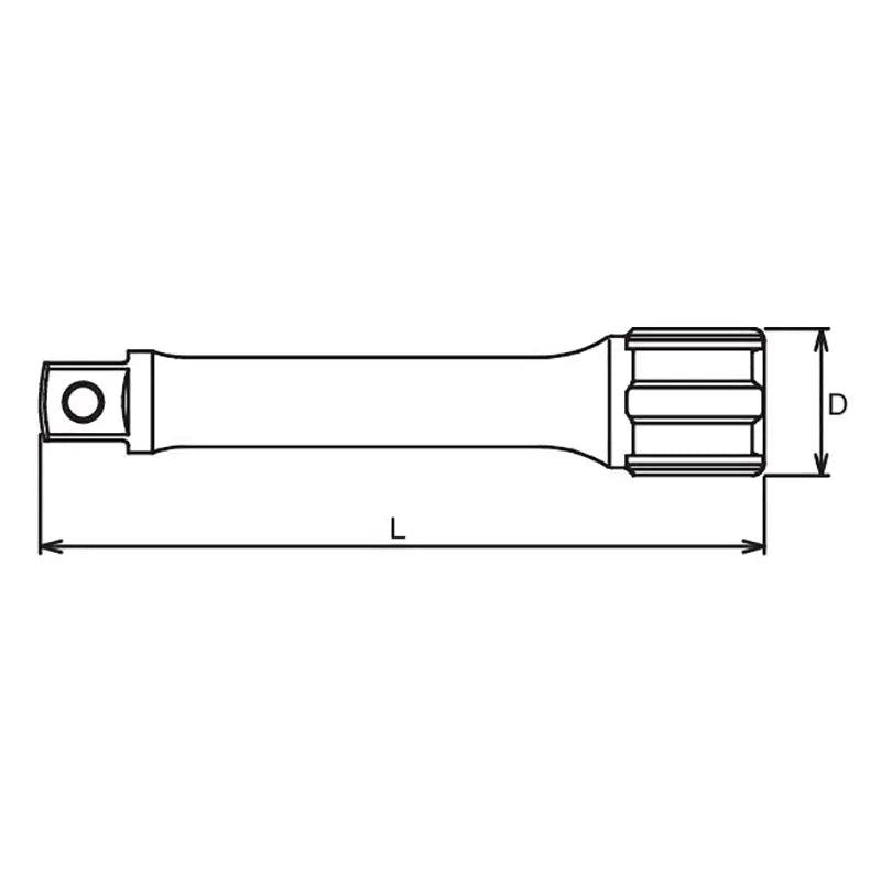 Ko-ken Tools 3/8 Sq. Dr. Extension Bar Length 32mm Ko-ken Tools