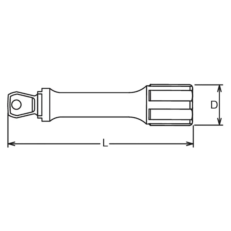 Ko-ken Tools 3/8 Sq. Dr. Wobble-Fix Extension Bar Length 250mm Ko-ken Tools
