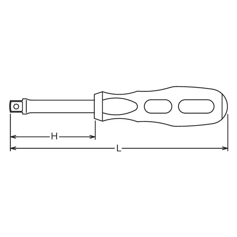 Ko-ken Tools 3/8 Sq. Dr. Spinner Handle Length 160mm Ko-ken Tools