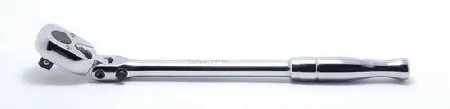 Ko-ken Tools 3/8 Sq. Dr. Ratchet Handle 24 teeth Locking Flexible Head Length 265mm Polished Handle Ko-ken Tools