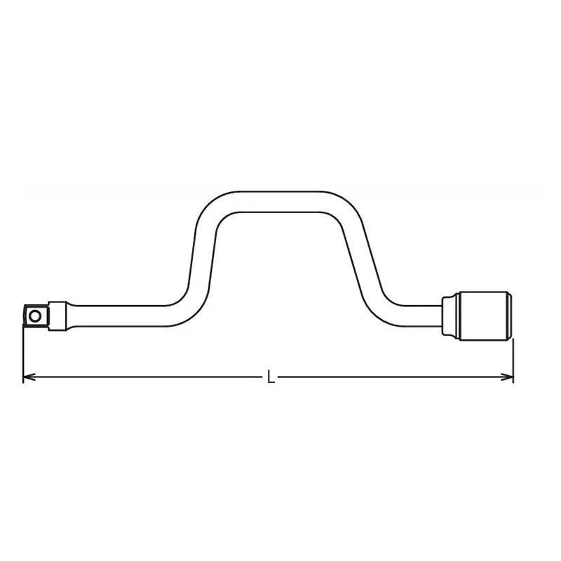 Ko-ken Tools 3/8 Sq. Dr. Speed Handle Length 400mm Ko-ken Tools