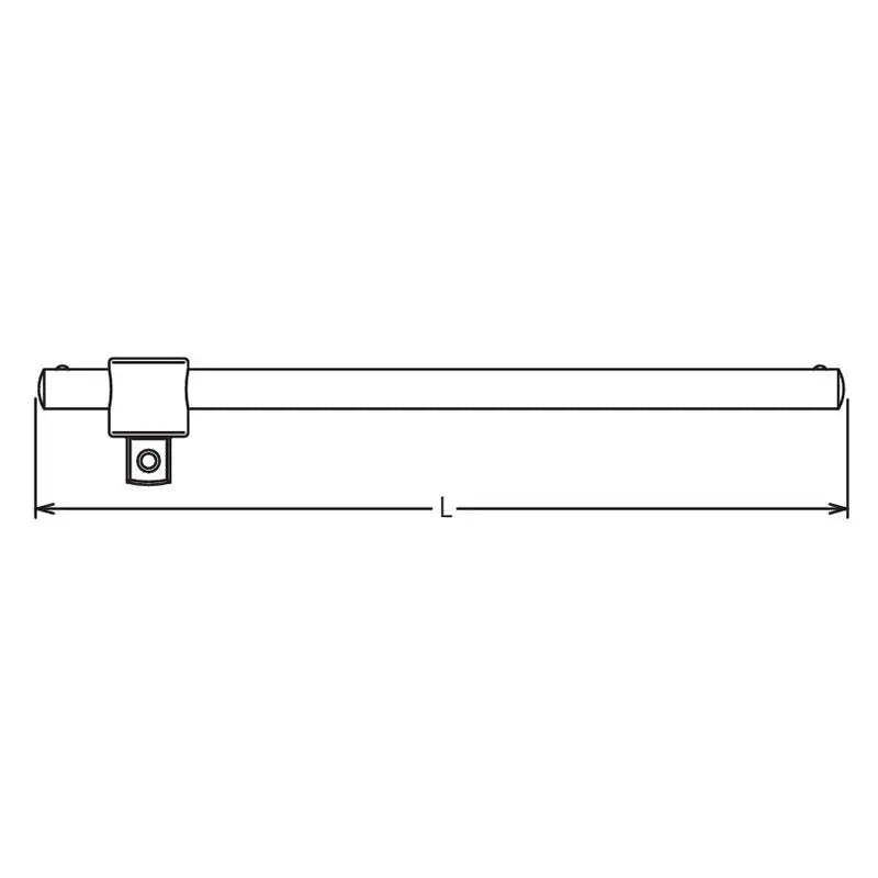 Ko-ken Tools 3/8 Sq. Dr. Sliding T Handle Length 200mm Ko-ken Tools