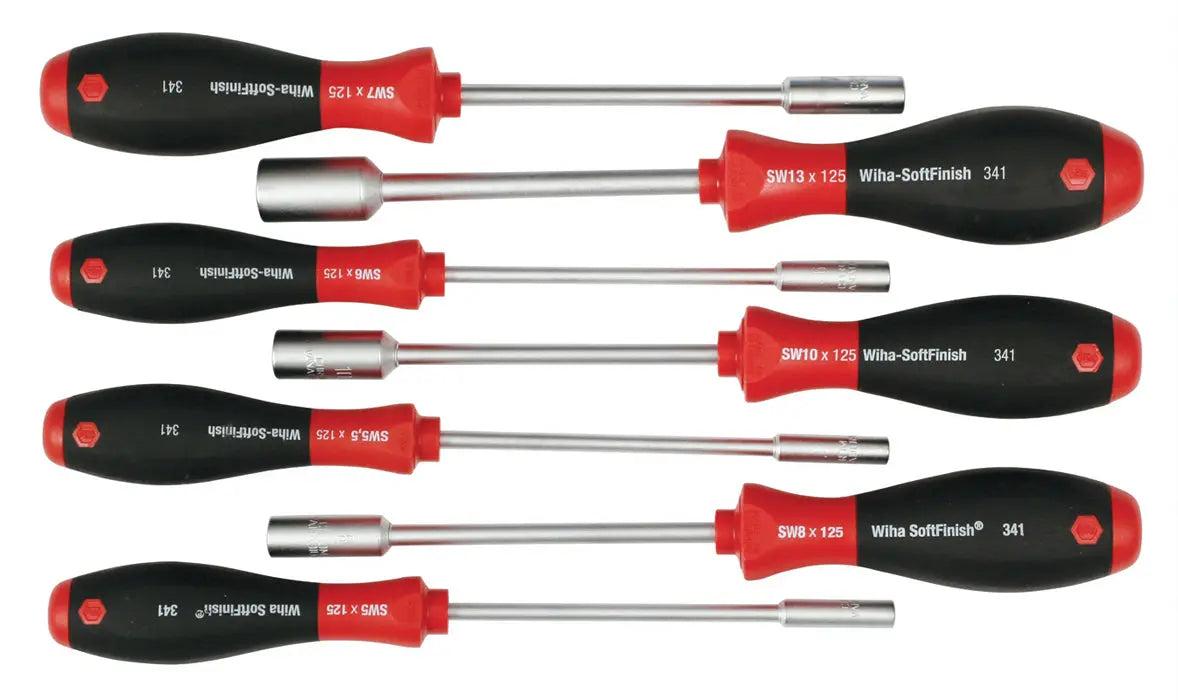 Wiha 34194, SoftFinish® Metric Nut Driver 7 Pc. Set Wiha