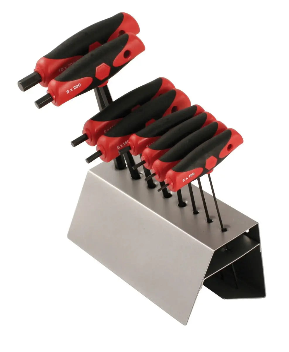 Wiha 33489, Soft Grip Metric Hex T-Handle 8 Pc. Set Wiha